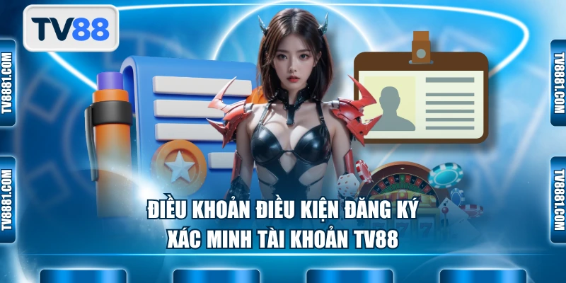 Điều khoản điều kiện đăng ký, xác minh tài khoản TV88