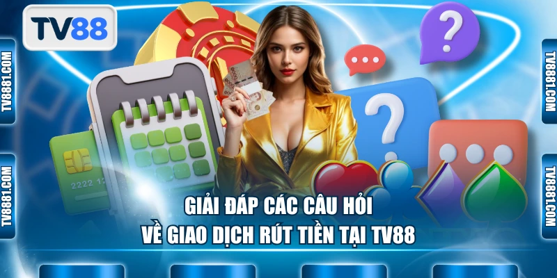 Giải đáp các câu hỏi về giao dịch rút tiền tại TV88
