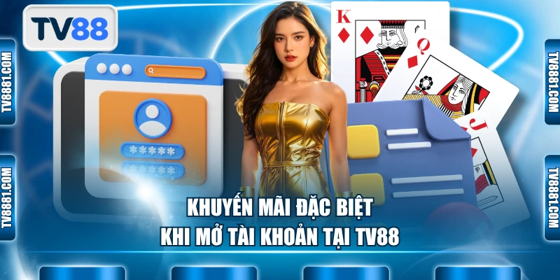 Khuyến mãi đặc biệt khi mở tài khoản tại TV88